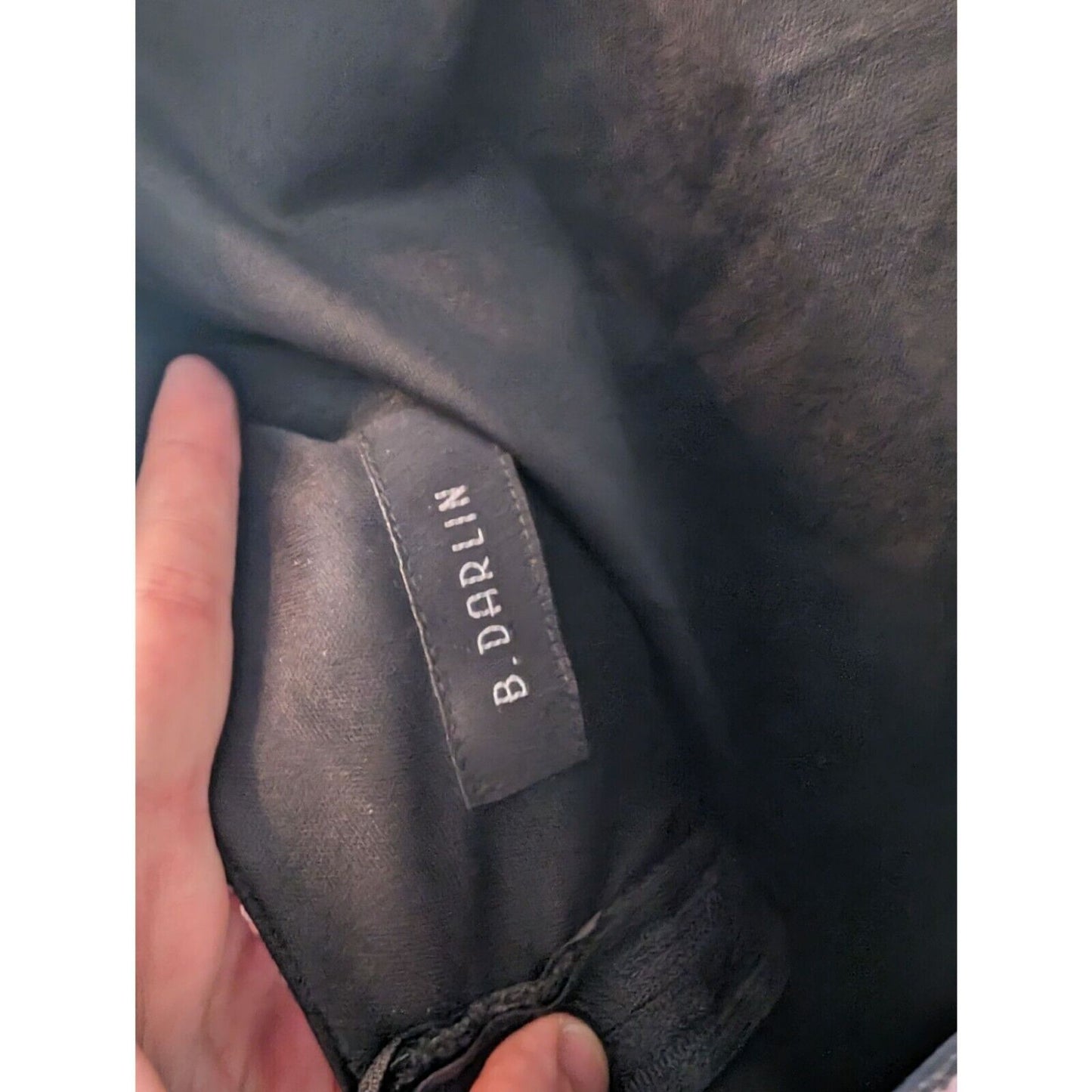 B Darlin Womens Sz M Black Cocktail Dress Silver Sequins Above Knee Sheath