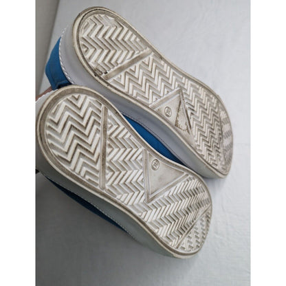 Everglades Mens Sz 40 Slip On Canvas Boat Shoes Bright Blue