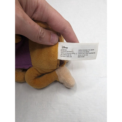 Vintage Disney Aladdin Abu Talking Plush Stuffed Animal Sitting
