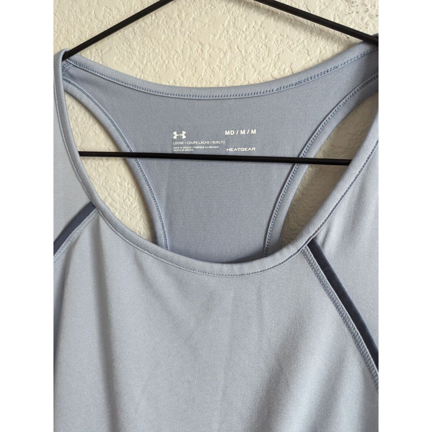 Under Armour Womens Sz M Loose Fit Tank Top Gray Athletic Running