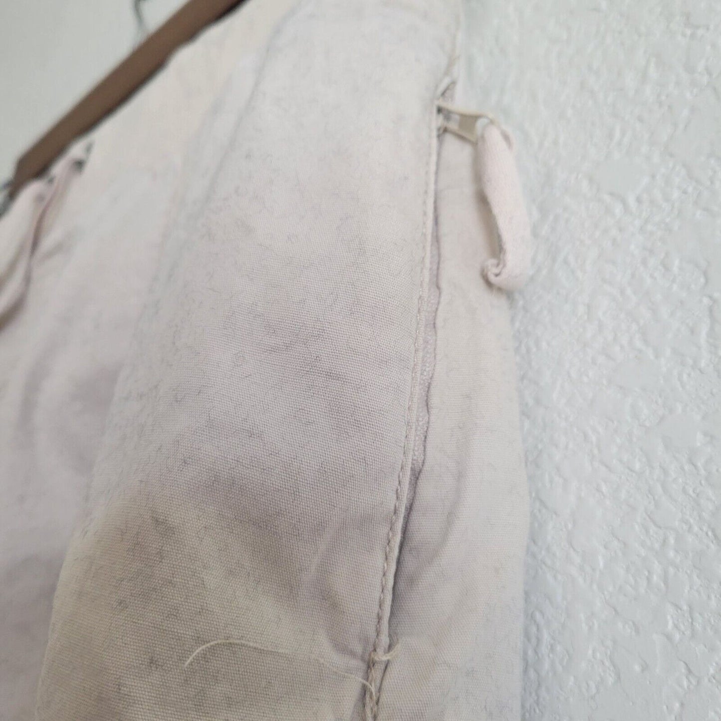 RXB Womens Sz 10 100% Cotton beige Pull On Skirt Skort Tie Waist Above Knee