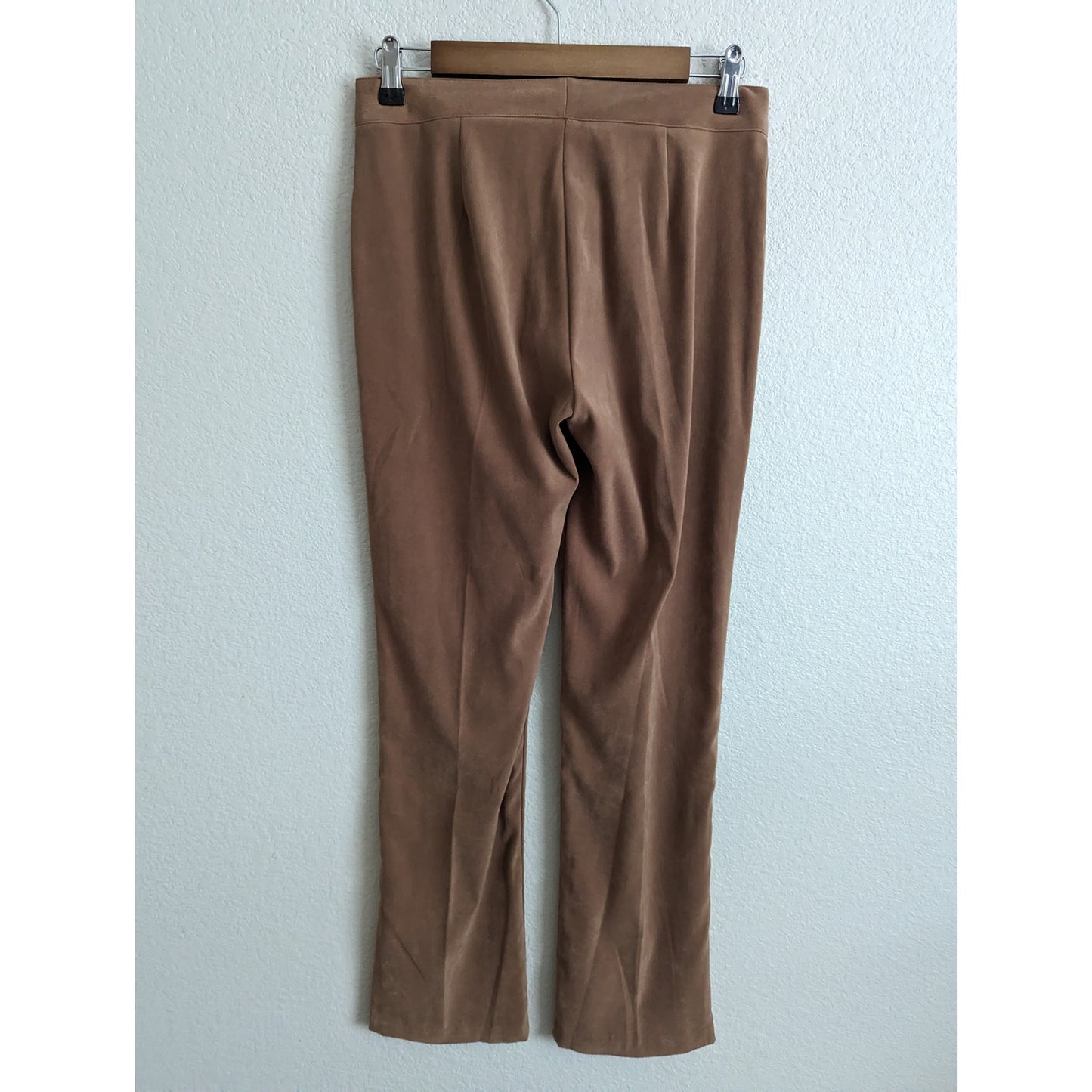 Vintage Y2K Rampage Flare Leg Faux Suede Pants Juniors Sz 5 Brown