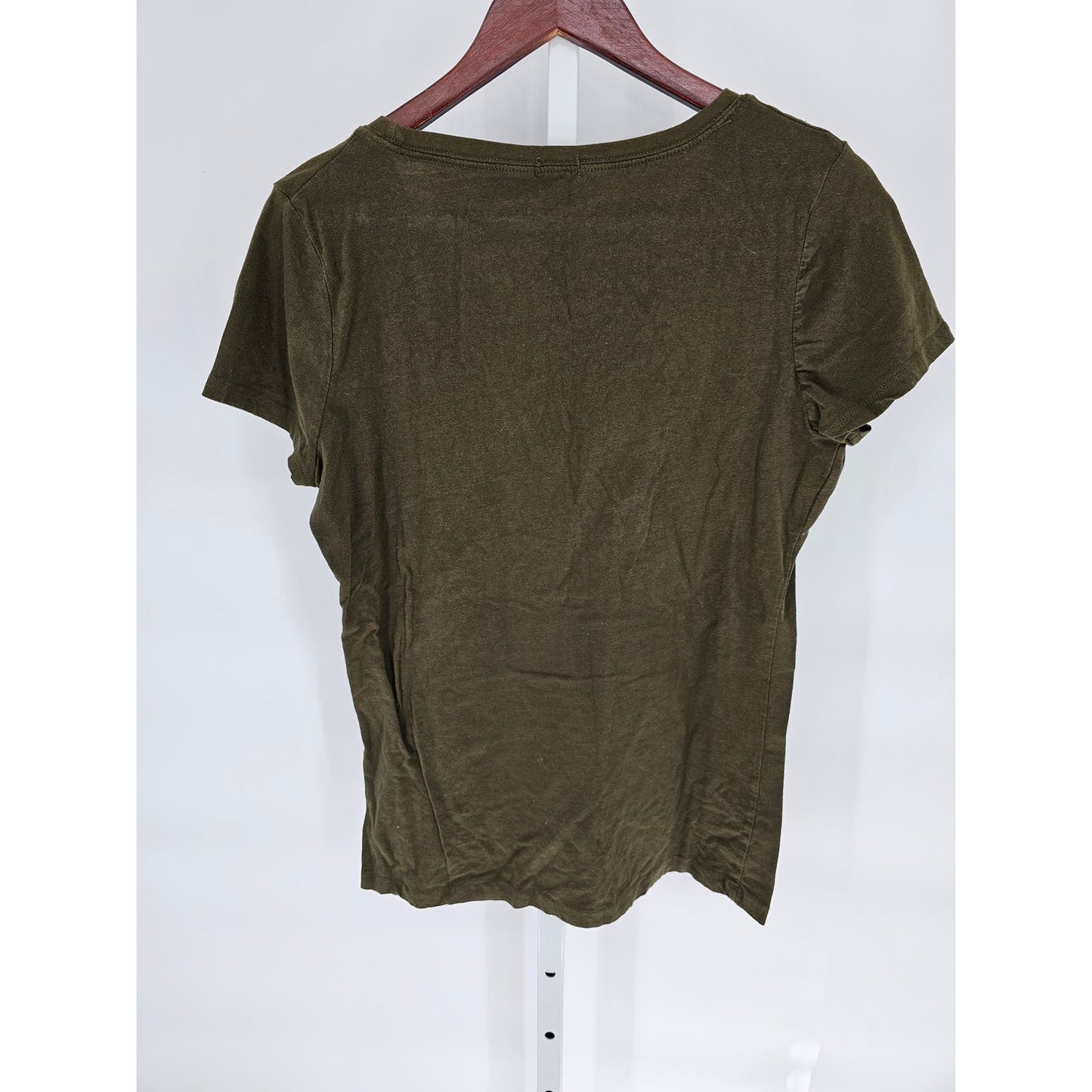 Bozzolo Womens Sz 2X Short Sleeve Scoop Neck T Shirt army Green