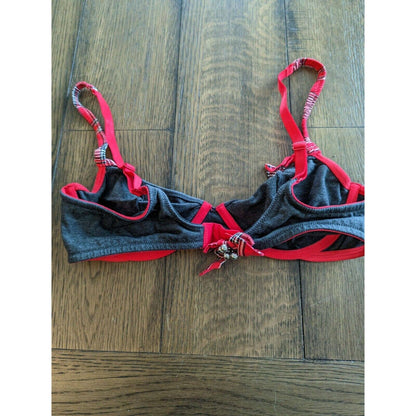 Victorias Secret Womens Sz 36C Holida Christmas Bells Bra Unlined Demi