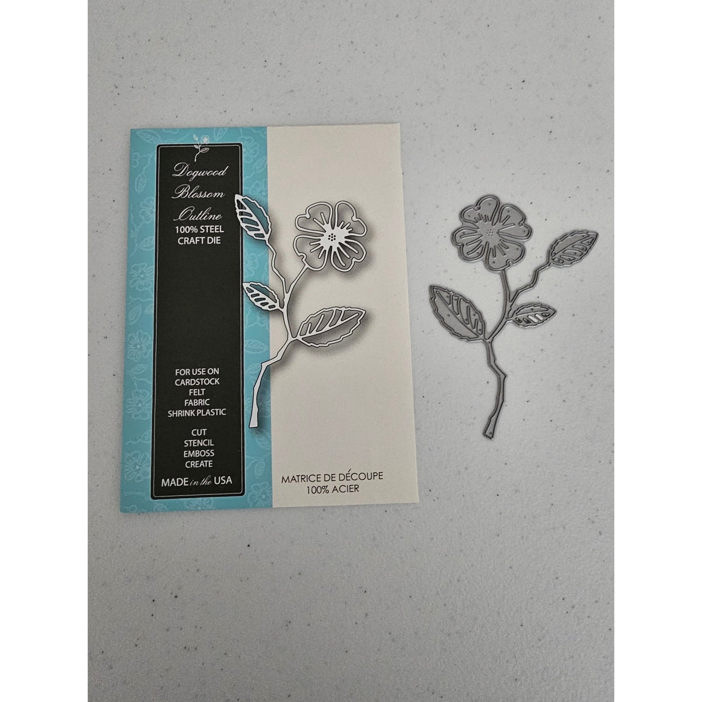 Memory Box Steel Craft Die Dogwood Blossom Outline Style 98481