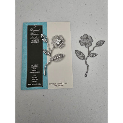 Memory Box Steel Craft Die Dogwood Blossom Outline Style 98481