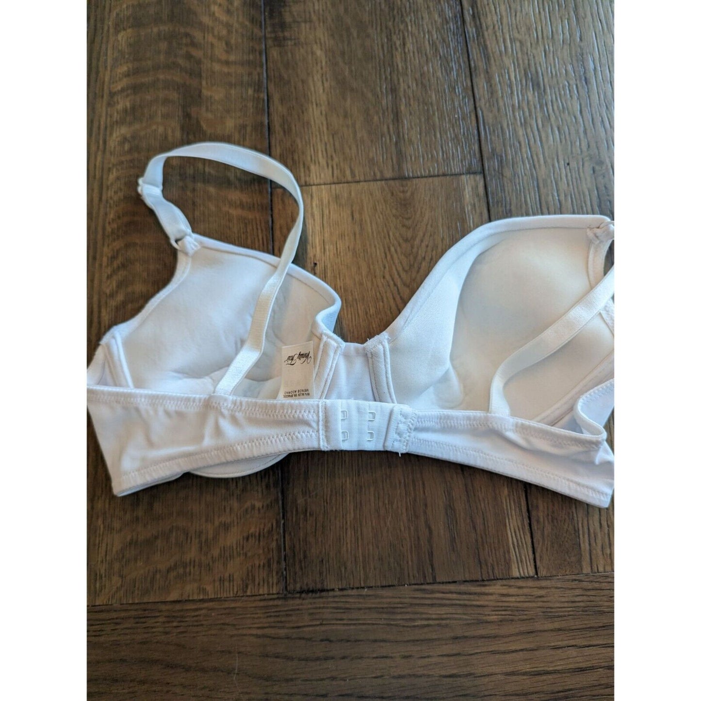 Vintage 1990s Vanity Fair Womens Sz 36C Solid White T Shirt Bra 775-308