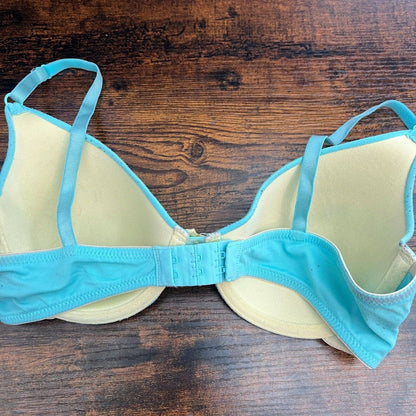 Maidenform Womens Sz 34C Bright Blue T Shirt Bra Style 10934