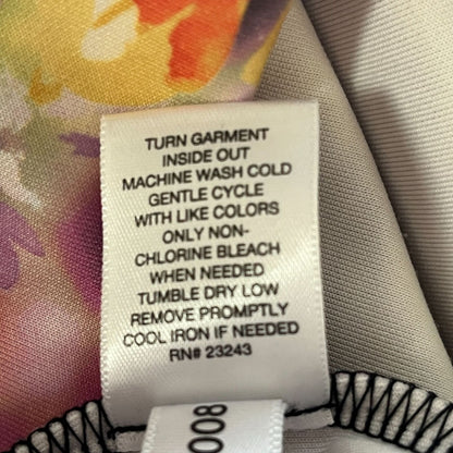 New York & Company Womens Sz XS Midi Dress Floral Colorful