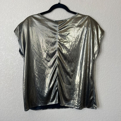 Vintage 1990s You Nique Younique Womens Sz L Gold Blouse