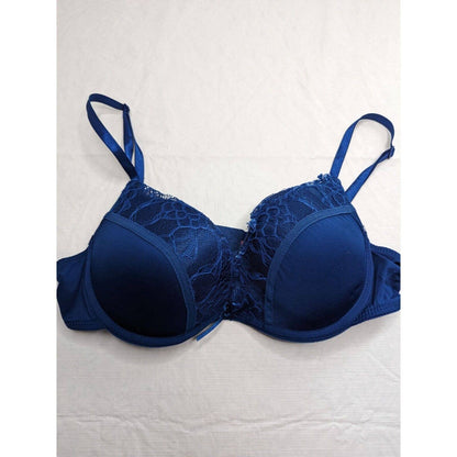 Vintage Y2K Tarea by Rue 21 Womens Sz 36C T Shirt Bra Dark Blue