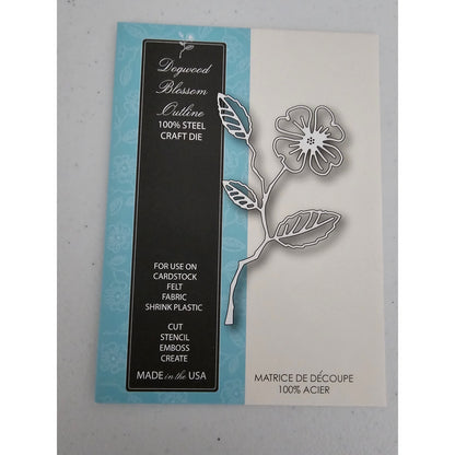 Memory Box Steel Craft Die Dogwood Blossom Outline Style 98481