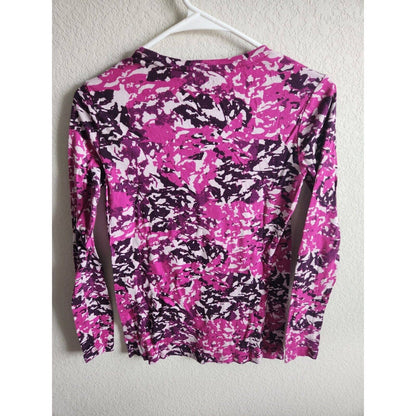 Daisy Fuentes Womens Sz M My Favorite Long Sleeve T Shirt Purple