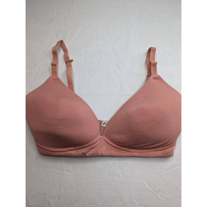 Lively Womens Sz 34DDD Blush Pink T Shirt Bra Lightly Padded