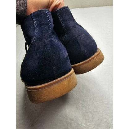 Cedar Wood State Mens Sz 11 Faux Blue Suede Chukka Boots Shoes