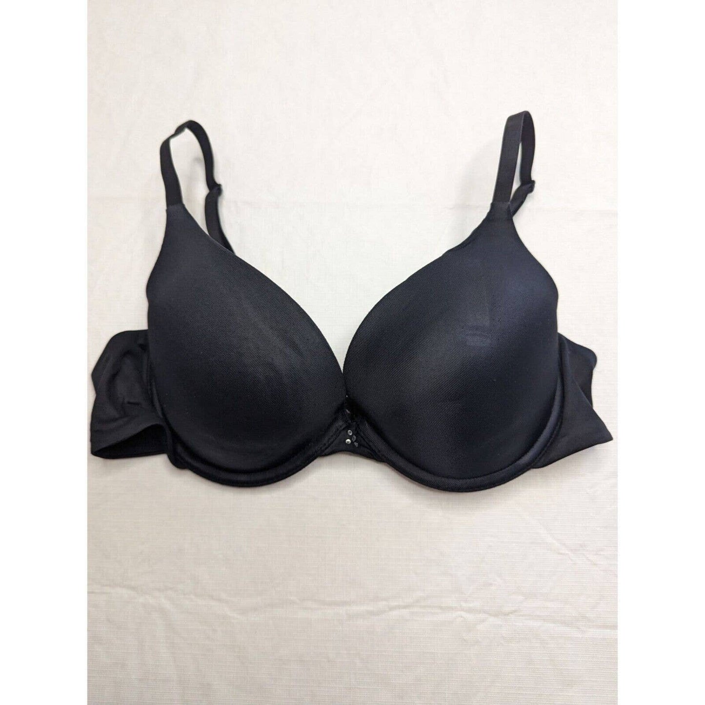 Ambrielle Womens Sz 34C Solid Black Classic T Shirt Bra