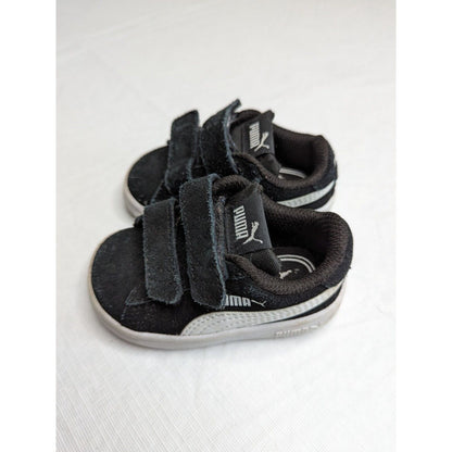 Puma Suede Black Toddler Tennis Shoes Size 4C
