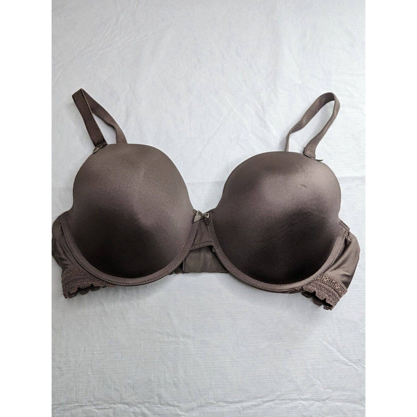 Felina Mujeres Sz 36DD Sujetador De Camiseta Ligeramente Acolchado Marrón Bronce