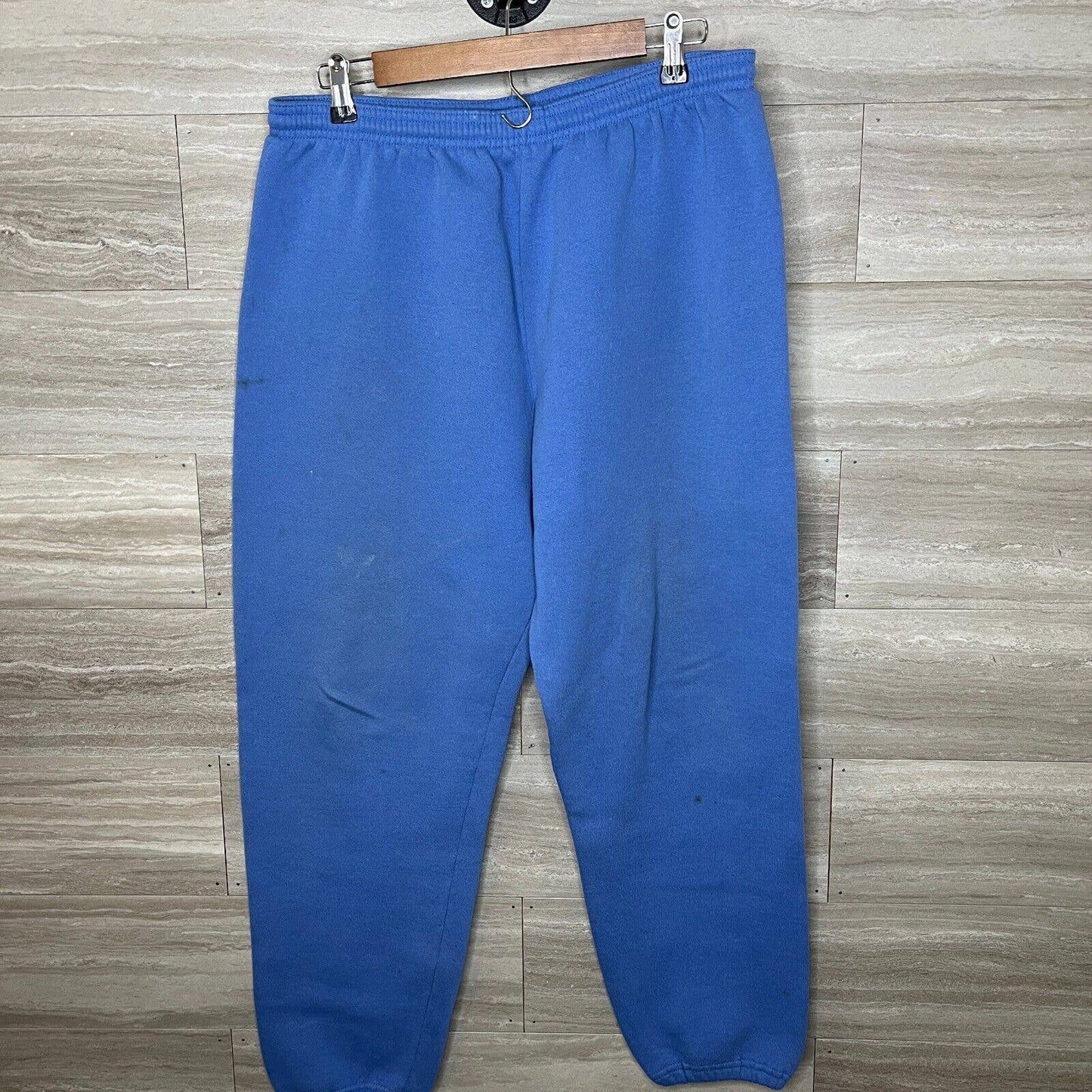 Vintage 1980s mujeres Sz L Jogger pantalones de chándal Cheetah para Mervyns azul