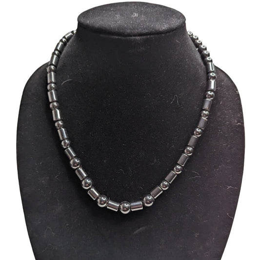 Vintage Single Strand Magnetic Silver Necklace