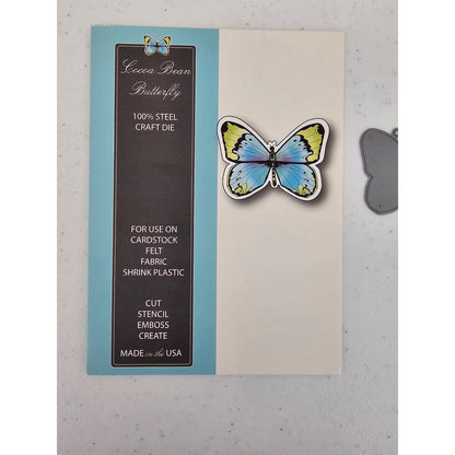 Memory Box Cocoa Bean Butterfly Steel Die Style 98148