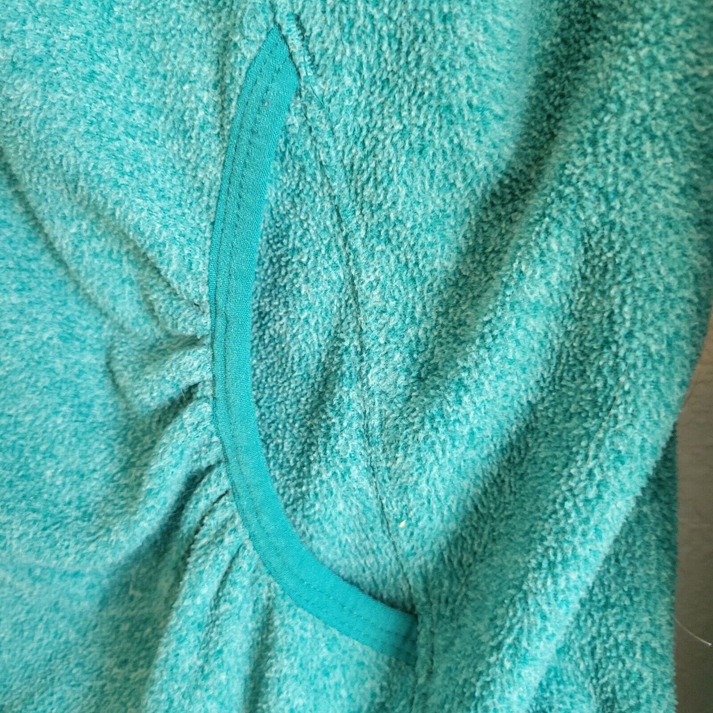 Mountain Hardwear Womens Sz M Full Zip Fleece Jacket Teal Blue