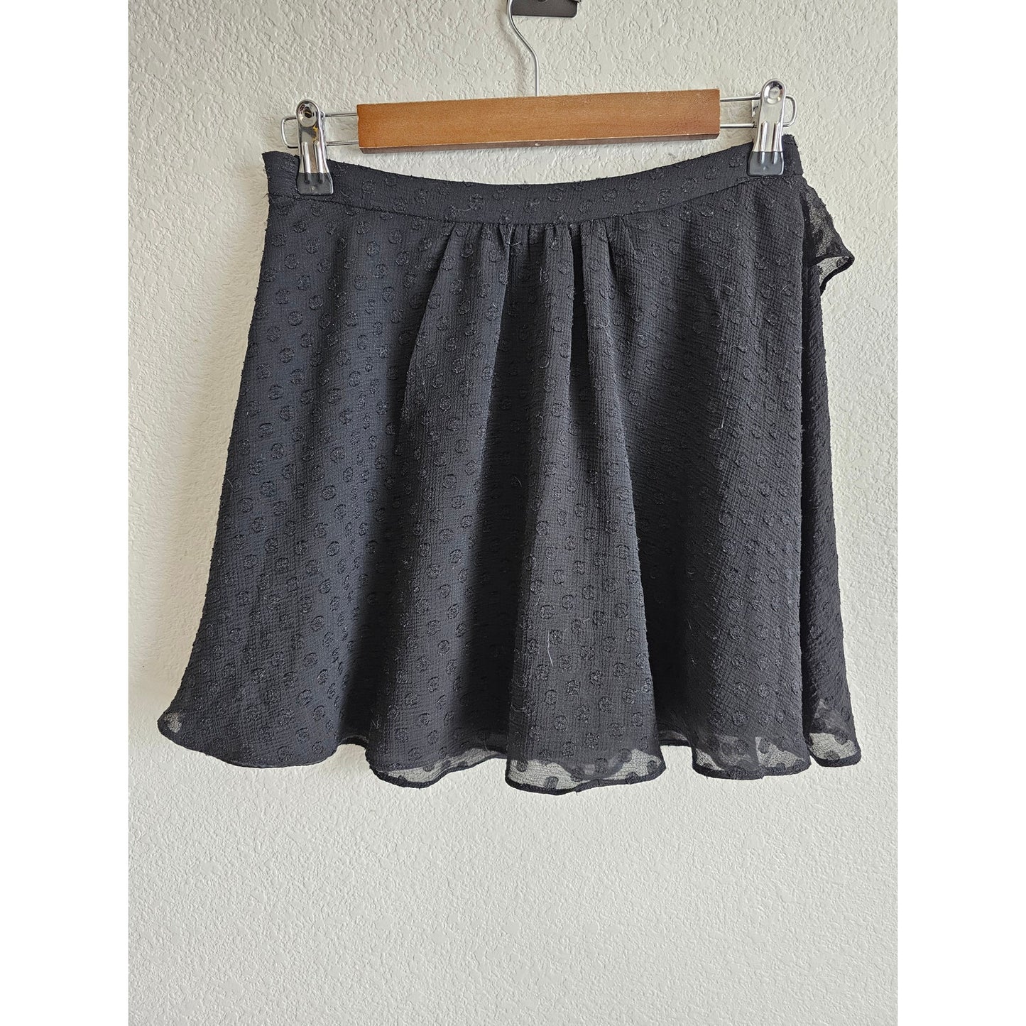 Lucca Couture Womens Sz 2 Black A Line Skirt Above Knee  Formal