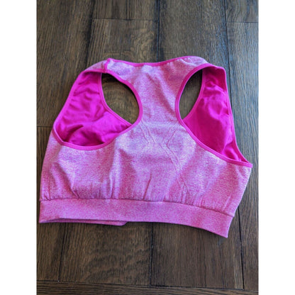 Pro-Fit Womens Sz XL Seamless Sports Bra Bright Pink