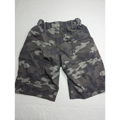 Trunks Brand Boys Sz M Multi-Functional Shorts Camo Print Adjustable Waist