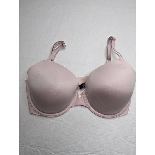 Victorias Secret Sz 34DD Lined Perfect Coverage T Shirt Bra Light Pink