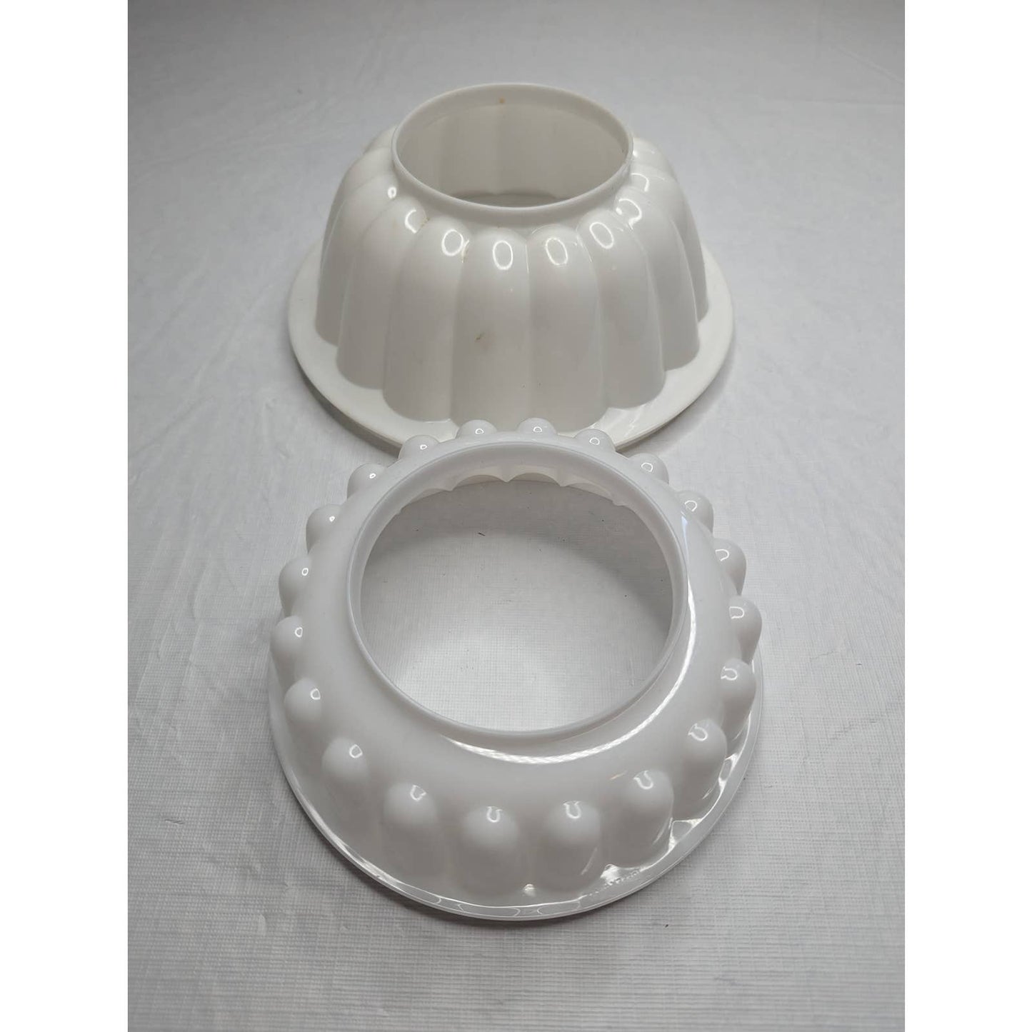 Vintage Tupperware Jel-N-Serve Jello Molde Blanco