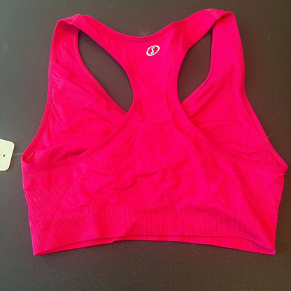 Spalding Womens Sz M Racerback Sports Bra Pink NEW