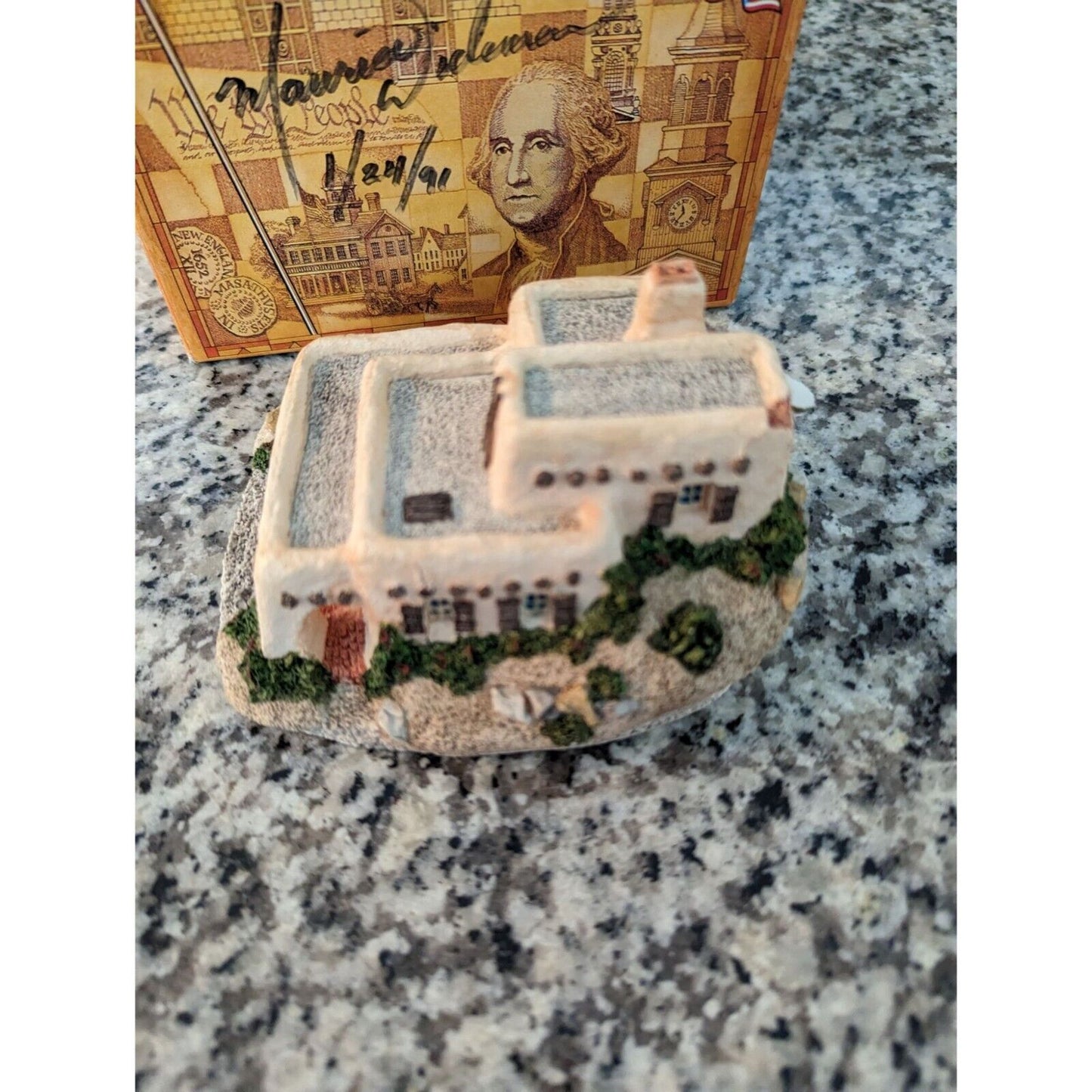 Vintage David Winter Cottages John Hine Studios HACIENDA in Box