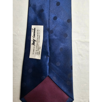 Vintage Y2K Peanuts Joe Cool Mens Blue Tie Necktie Snoopy Golfing Cervantes