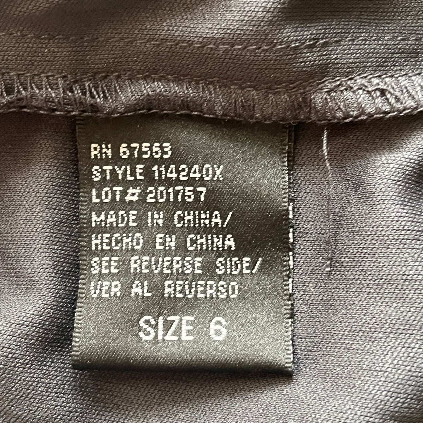 SI Fashions Womens Sz 6 Draped Little Black Dress Y2K 2000s