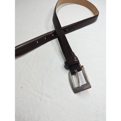 Brighton Womens Sz M 30 Dark Brown Leather Belt Classic