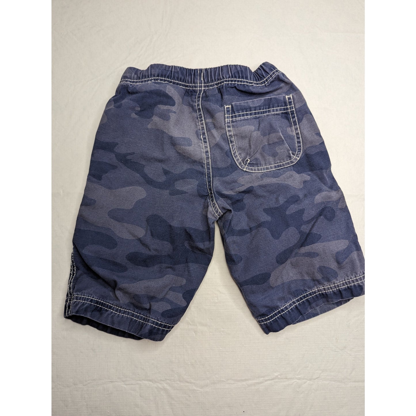 Hanna Andersson Boys Explorer Canvas Pocket Cargo Shorts 100 Size 4 Army Blue