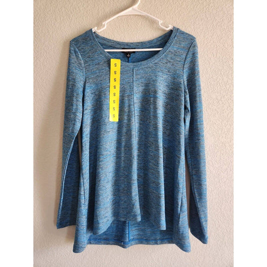 Jones New York Womens Sz S Long Sleeve Blouse Blue NEW