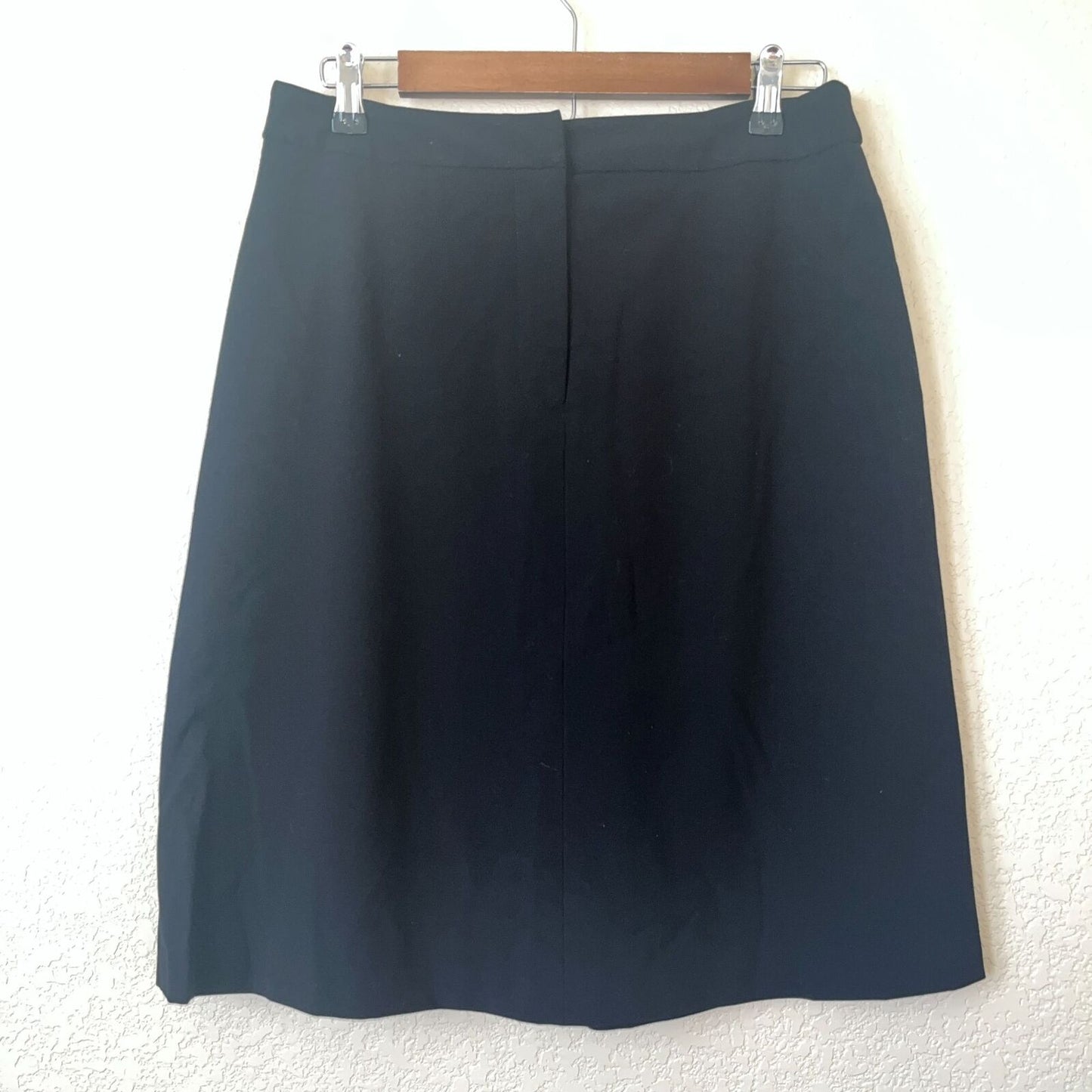 Outfit Petite JPR John Paul Richard Womens Sz 8 A Line Knee Length Skirt Black