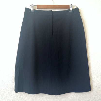 Outfit Petite JPR John Paul Richard Womens Sz 8 A Line Knee Length Skirt Black