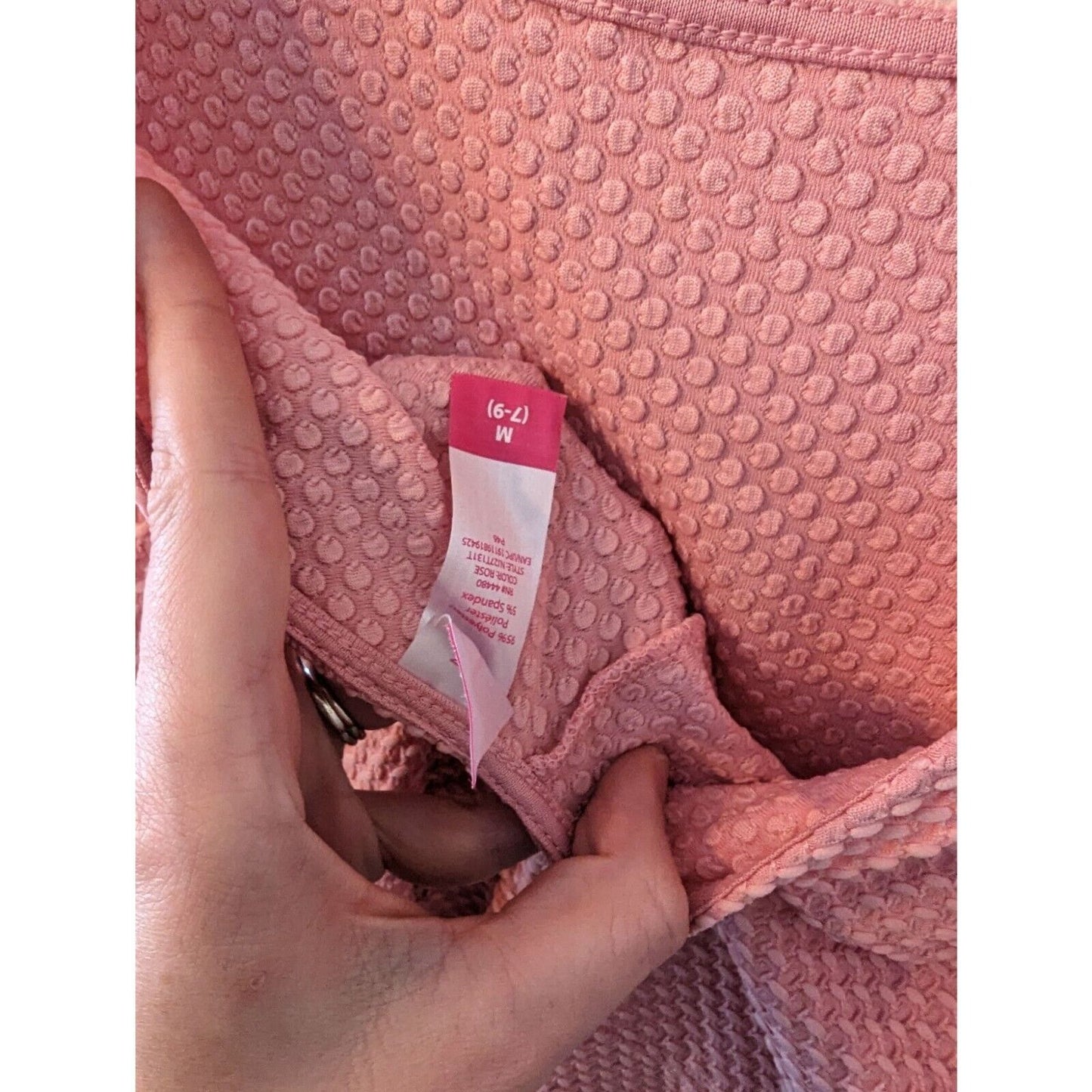 No Boundaries Juniors Sz M A Line Keyhole Back Dress Light Pink NEW