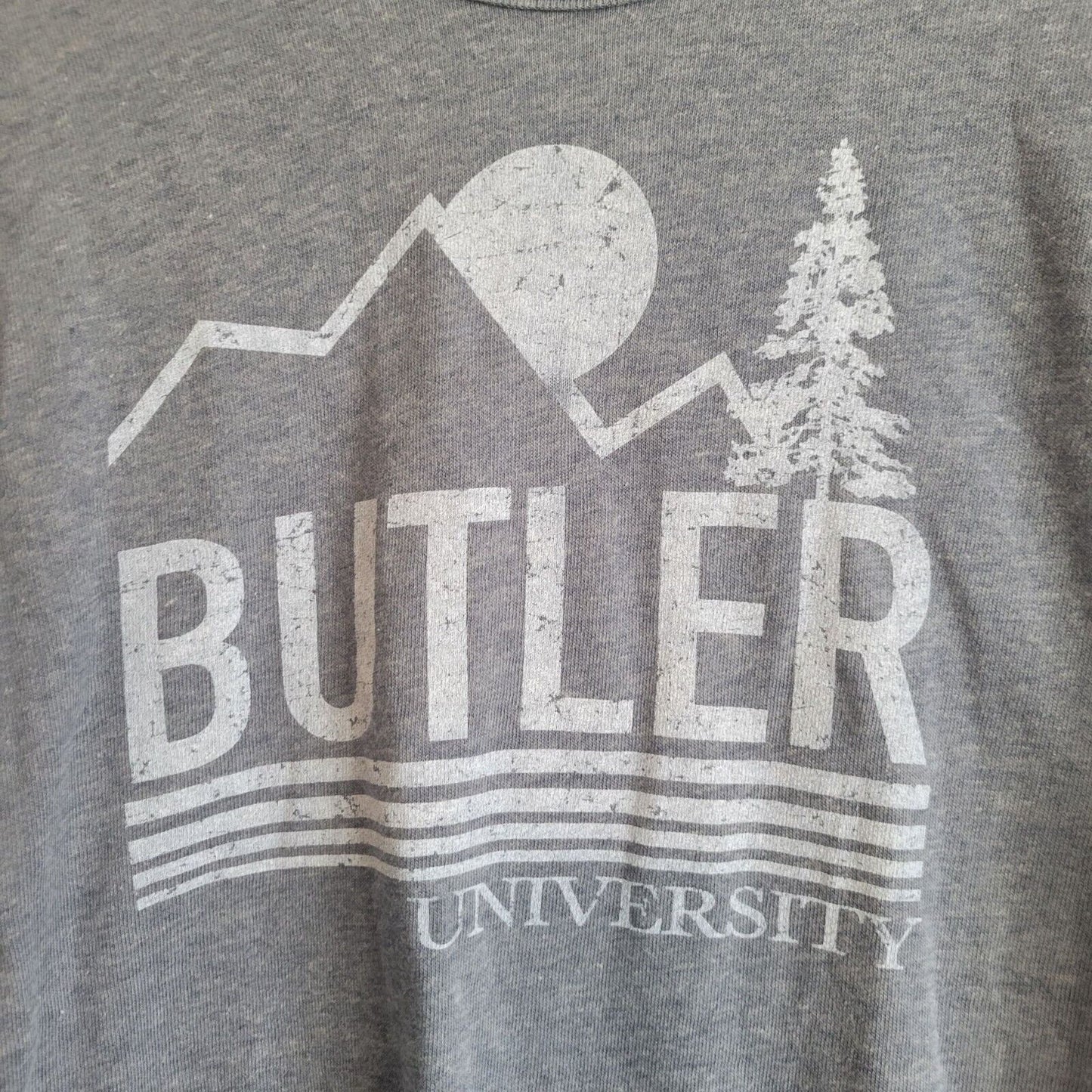 Butler University Womens Sz M Long Sleeve T Shirt by alma Mater Gray NEW