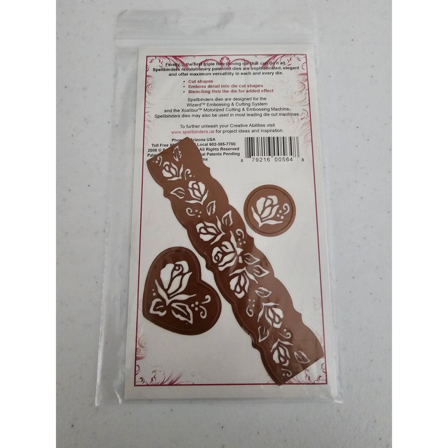 Spellbinders Borderabilities Steel Craft Die Petite 5 1/2" Rose Border