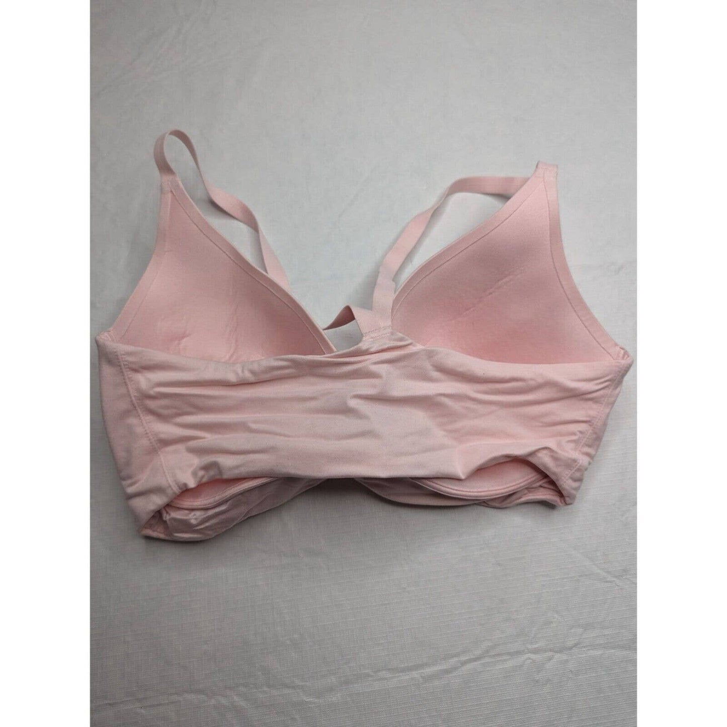 Victorias Secret Womens Sz 34DD Lightly Lined Plunge Bra Light Pink No Wire