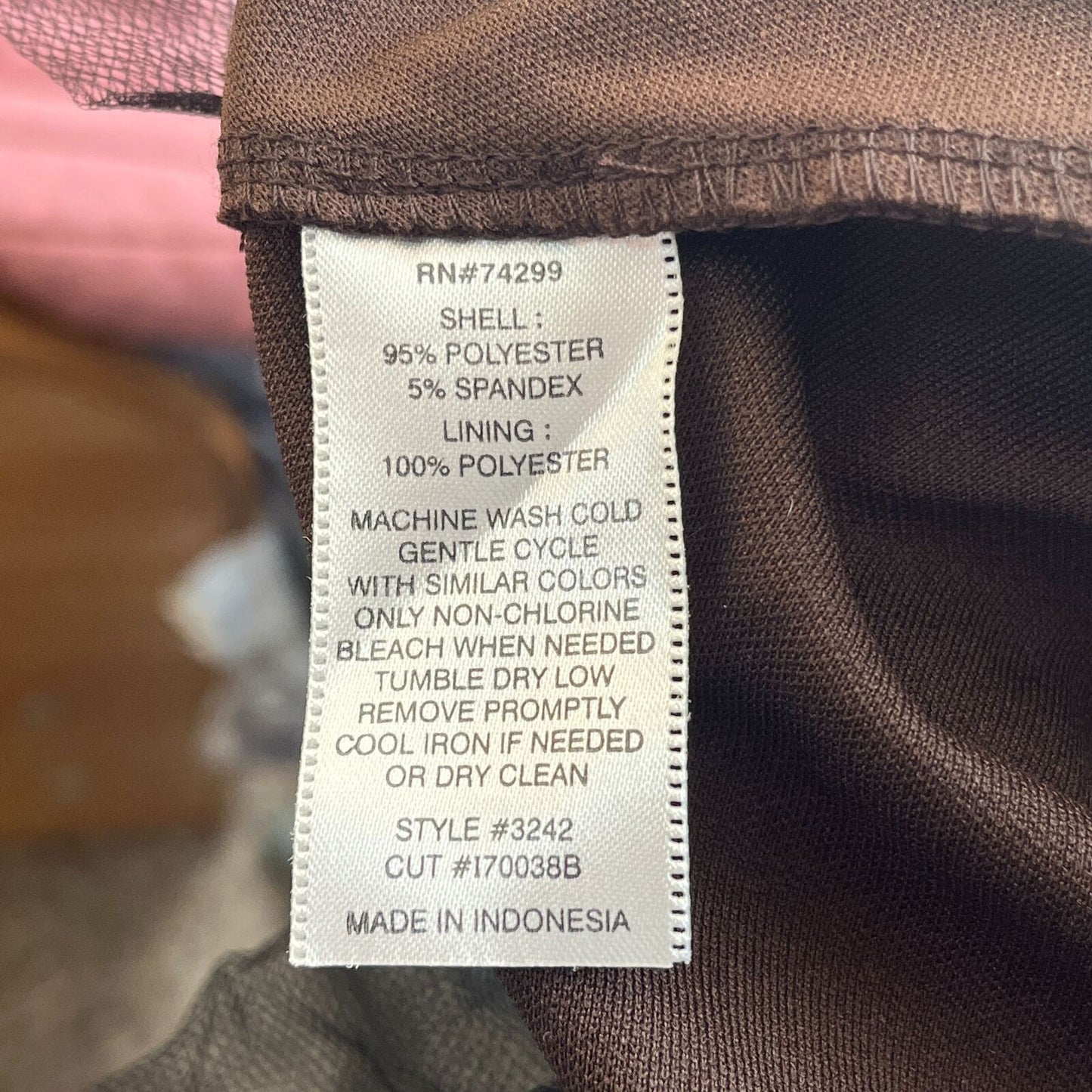 En Focus Studio Womens Sz 8 Halter Dress Knee Length Orange Brown Floral