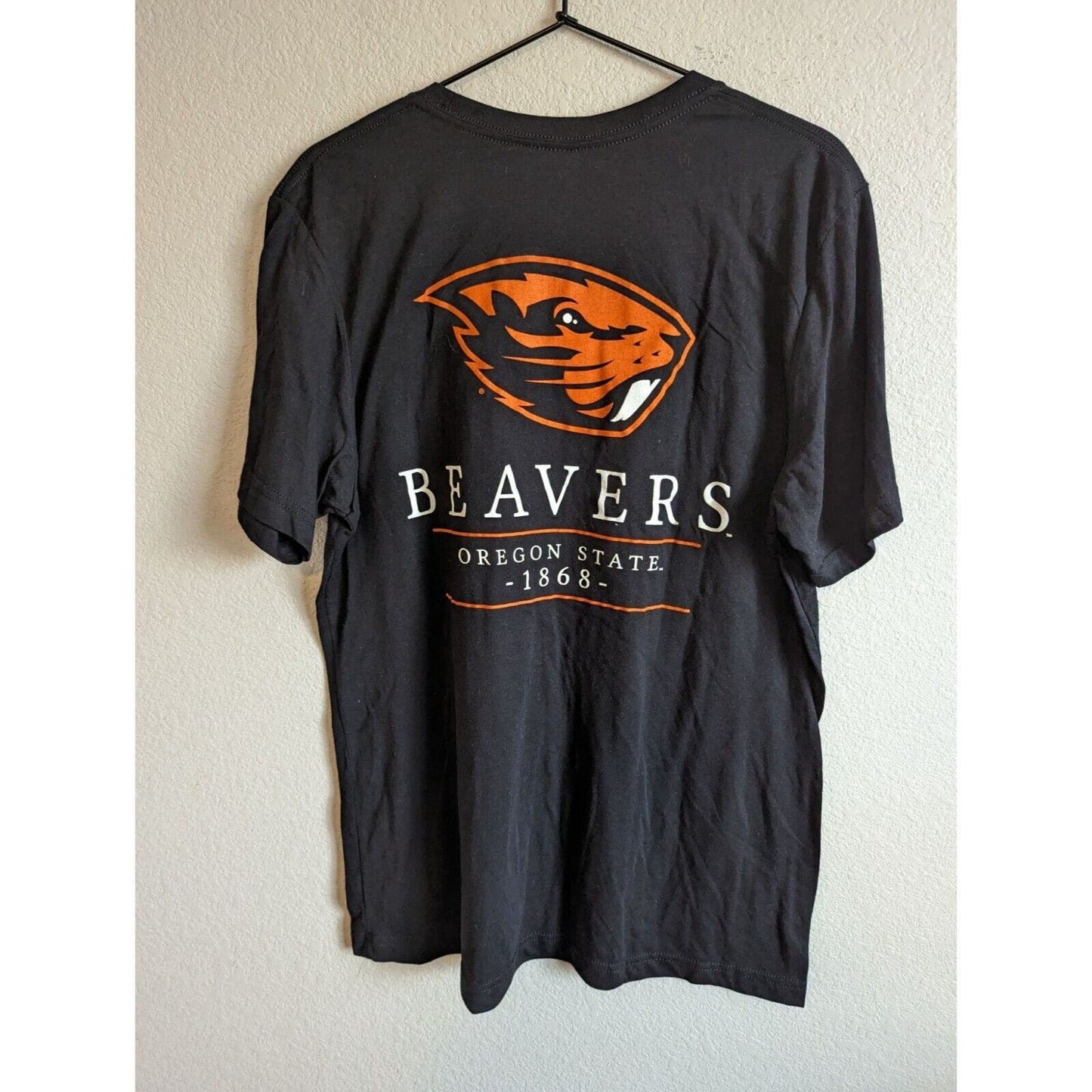 Oregon State University Mens Sz L Short Sleeve T Shirt Black NEW