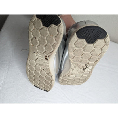 Dolce Vita Womens Sz 6.5 Slip On Tennis Shoes Silver Gray Lace Up