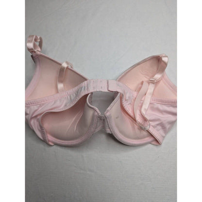 Smart & Sexy Womens Sz 36D Light Pink Demi Bra w/ Lace & Rhinestones NEW