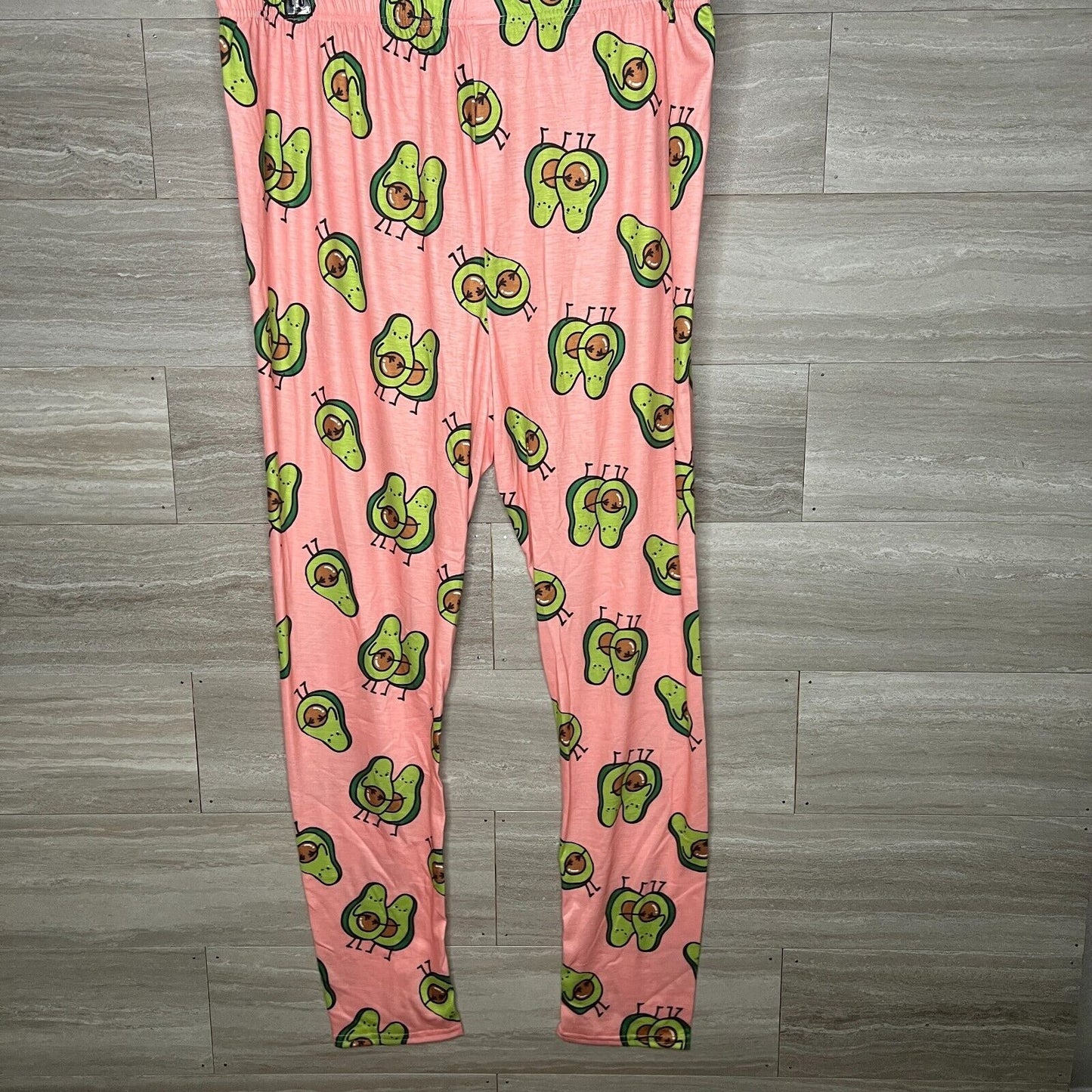 Boohoo Maternity Womens Sz 12 Pajama Pants Avocado Pregnancy Funny