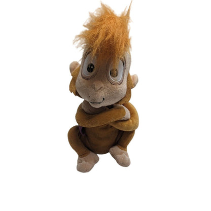 Vintage Disney Aladdin Abu Talking Plush Stuffed Animal Sitting